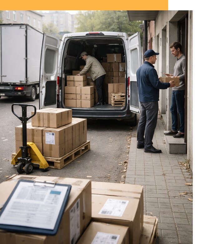 Доставка грузов от двери до двери с таможней от 45945 руб.