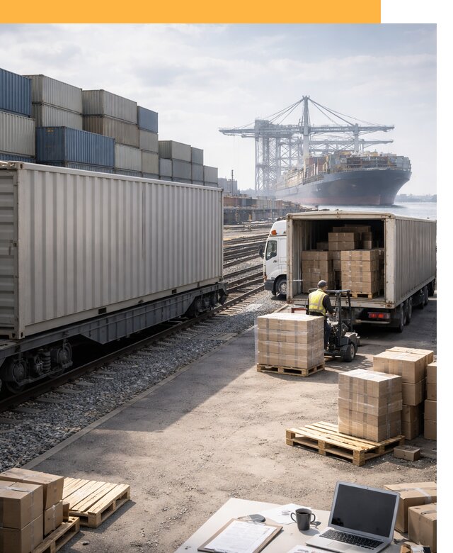 Мультимодальные перевозки грузов по миру от 45945 руб