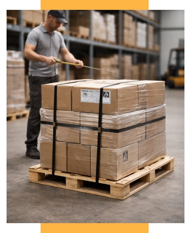 Упаковка и паллетирование грузов от 3574 р. | СетСервис-Мум