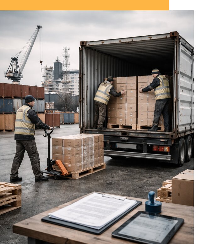 Доставка грузов из Латвии от 25525 руб, морская, авто, авиа