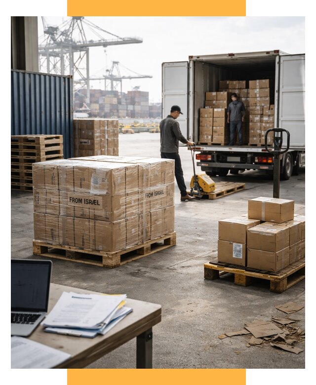 Доставка грузов из Израиля от 15315 р., логистика от СетСервис-Мум