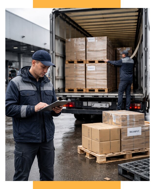 Доставка грузов из Беларуси от 15315 р. логистика СетСервис-Мум