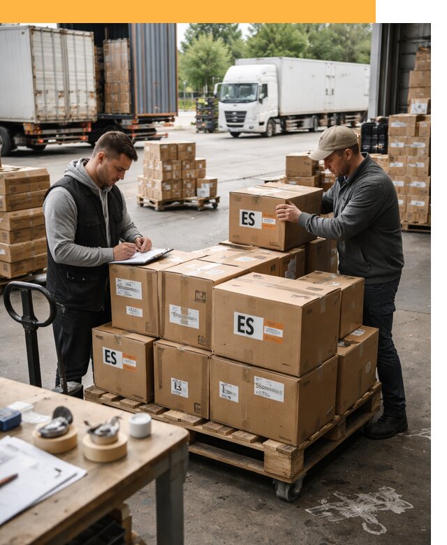 Доставка грузов в Испанию автотранспортом от 35735 руб