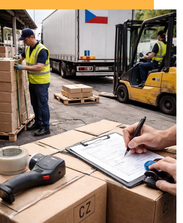 Доставка грузов в Чехию от 35735 руб, международные перевозки