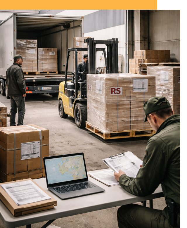 Доставка грузов в Сербию от 45945 руб, международные перевозки