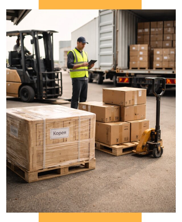 Доставка грузов в Корею из России от 35735 р. | СетСервис-Мум