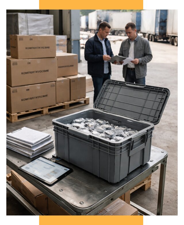 Перевозка комплектующих из Китая от 6637 р. | СетСервис-Мум