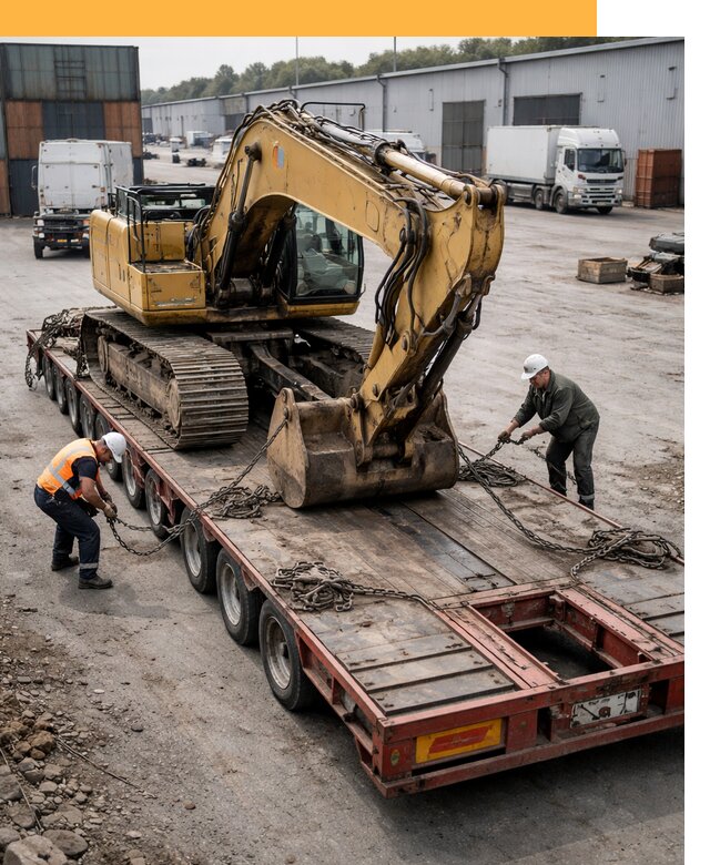 Перевозка спецтехники по России и миру от 45945 руб