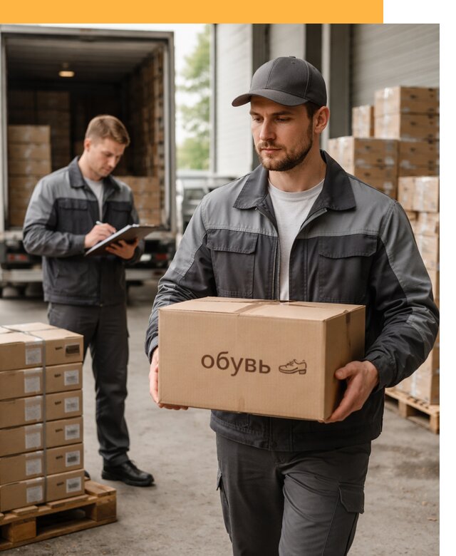 Международная перевозка обуви с таможенным оформлением от 4595