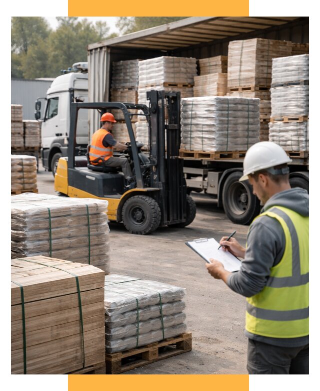 Перевозка строительных материалов от 5616 р. | СетСервис-Мум