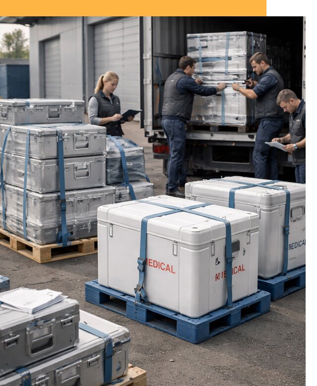 Перевозка медицинского оборудования по всему миру от 15315 руб