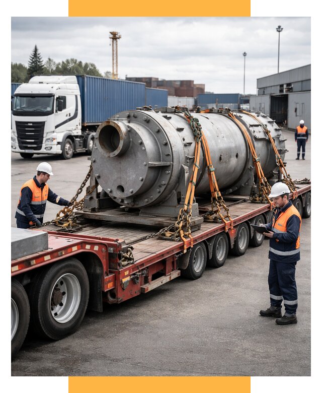 Перевозка тяжеловесных грузов под ключ от 153150 р. | СетСервис-Мум