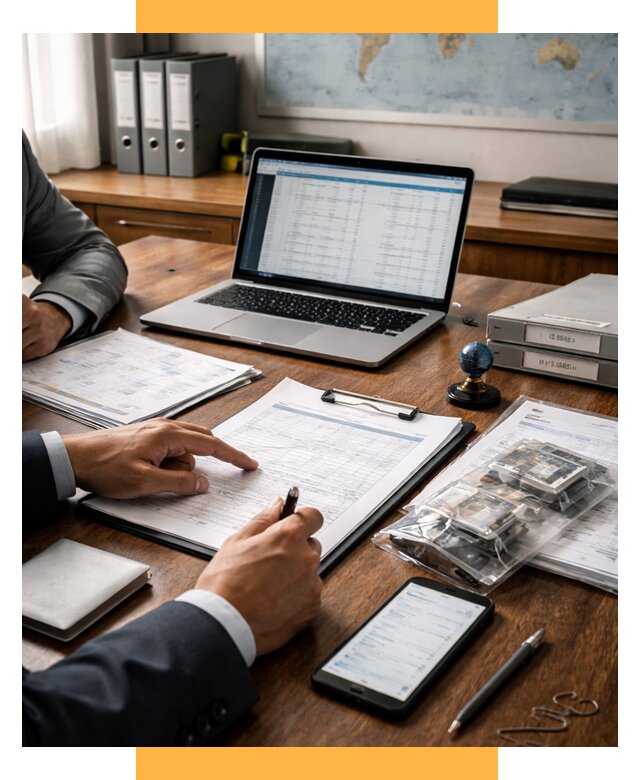 Проверка поставщика за рубежом от 8679 р. | СетСервис-Мум аудит