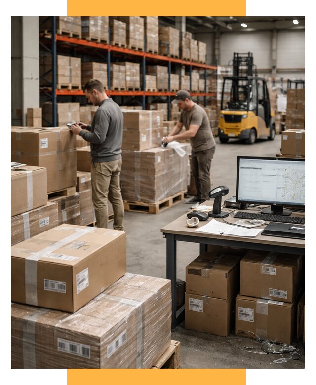 Склад консолидации в Европе от 6637 р., услуги СетСервис-Мум